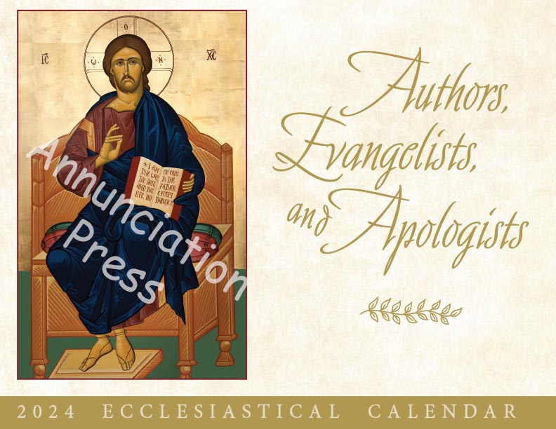 2024 Orthodox Church Calendars ANTIOCHIAN Usage Annunciation Press