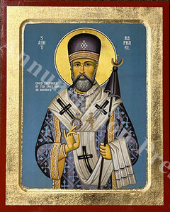 Saint Raphael of Brooklyn (Light Blue Background)