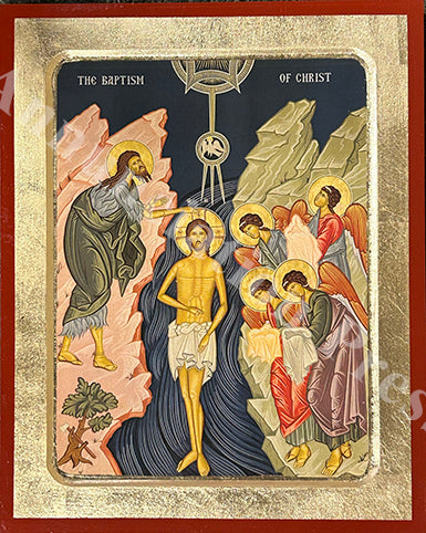 Theophany of Christ (Dark Blue Background)