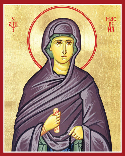 Saint Macrina Holy Cards (4